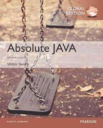 Absolute Java Global Edition - Walter J. Savitch