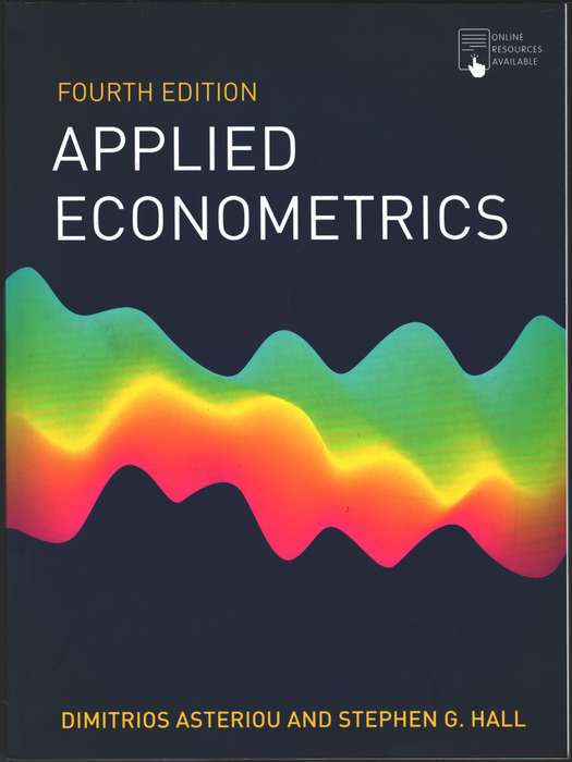 Applied Econometrics - Dimitrios Asteriou - 9781352012026