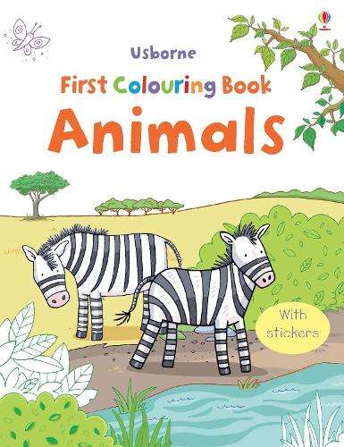 First Colouring Book Animals + Stickers - Jessica Greenwell