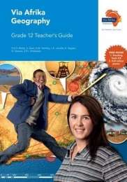 Via Afrika geography CAPS: Gr 12: Teacher's guide - P.A.D. Beets