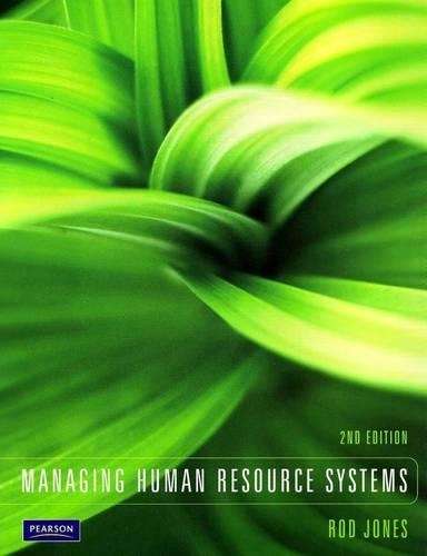 Managing Human Resource Systems - Rod Jones