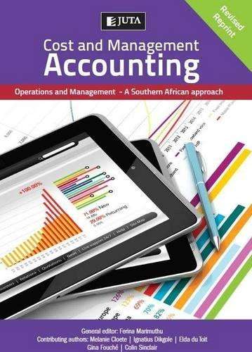 Cost and Management Accounting - C. Sinclair