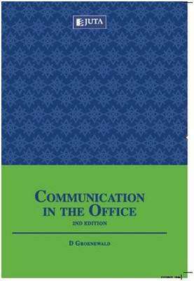 COMMUNICATION IN THE OFFICE 2ED 2H SECONDHAND - GROENEWALD,D