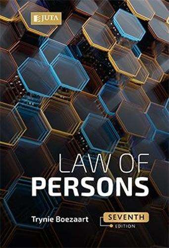 Law of Persons 7ed - Boezaart, T