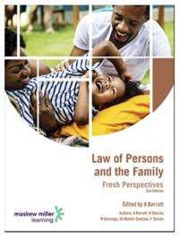LAW OF PERSONS & THE FAMILY 3ED - BARRATT,A