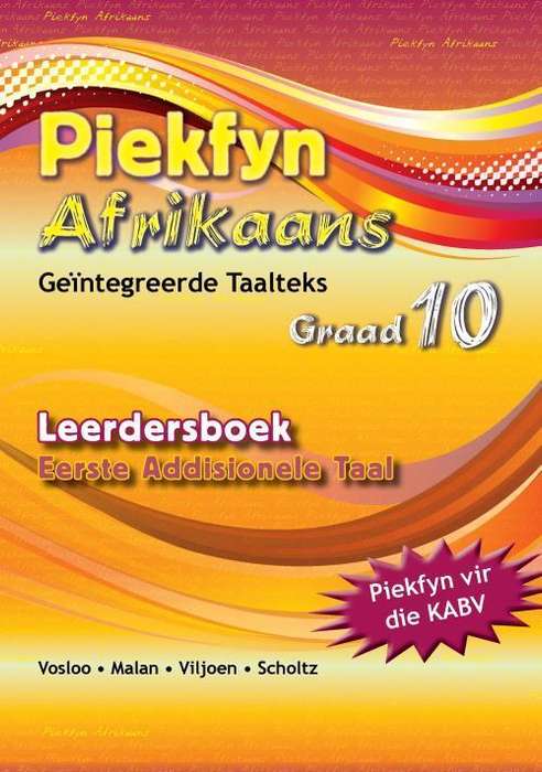 PIEKFYN AFRIKAANS EAT GR10 LB 2H SECONDHAND - AFR-GR10