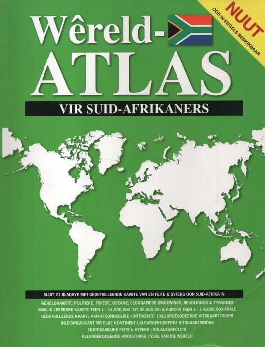Wereldatlas vir Suid-Afrikaners. Tweedehands SECONDHAND - MapStudio