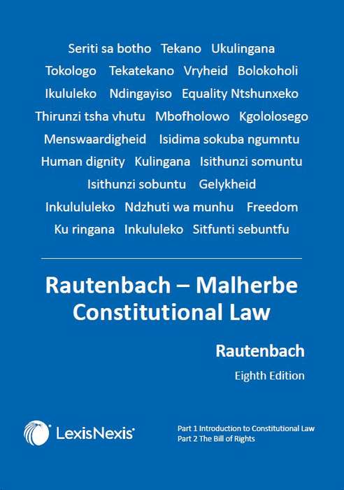 CONSTITUTIONAL LAW 8ED - RAUTENBACH,IM