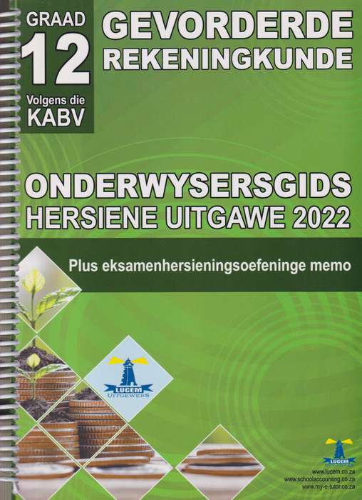 GEVORDERDE REKENINGKUNDE GR12 OG - GR12OG