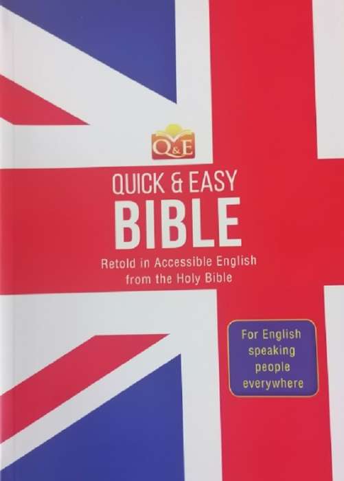 QUICK & EASY READ BIBLE UNION JACK LEATH - BIBLETRUST