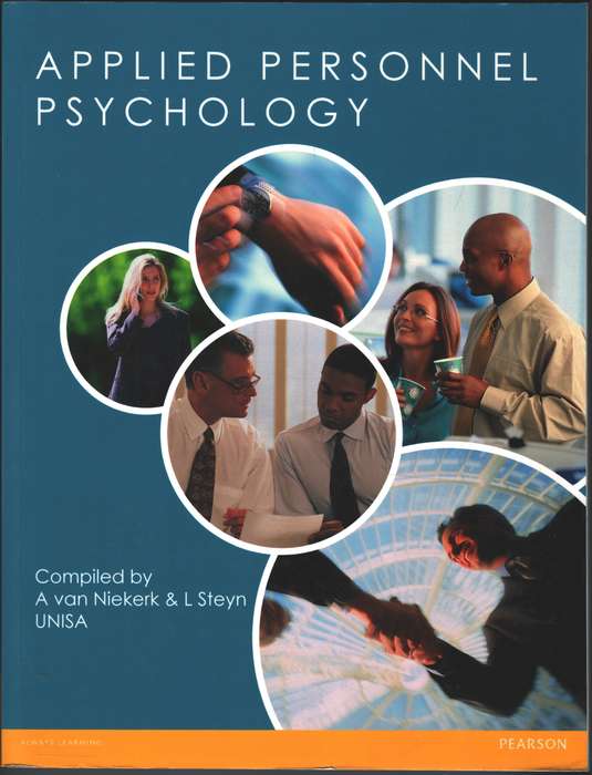 Applied Personnel Psychology - Compiled by A. Van Niekerk &