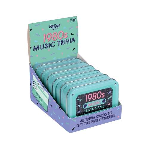 1980s Music Trivia Game CDU of 6 - Ridley's Games