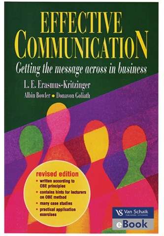 Effective communication - ERASMUS,L - 9781874940456