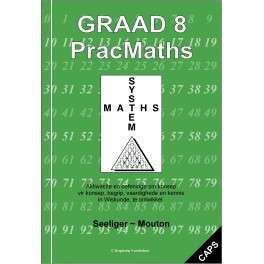 PracMaths CAPS: Gr 8: Werkboek + memo's - MATHS-GR8