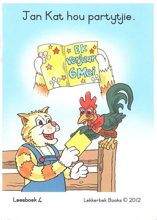 JAN KAT HOU PARTYTJIE LEESBOEK 4 - LEKKERBEK-AFRIKAANS