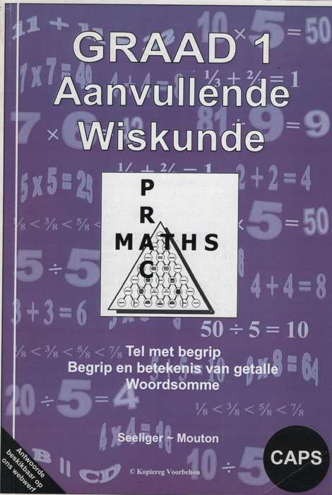 AANVULLENDE WISKUNDE GR1 SECONDHAND - MATHS-GR1