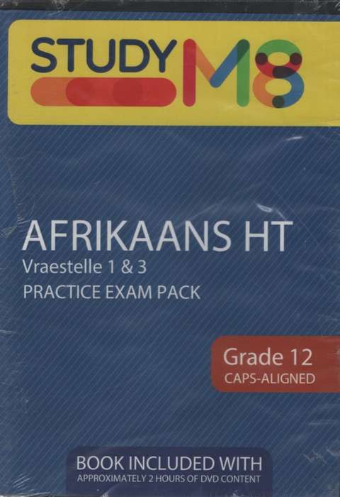 StudyM8 Afrikaans CAPS Practice Exam Pack: Gr 12: Study Guide Paper  - STUDYM8