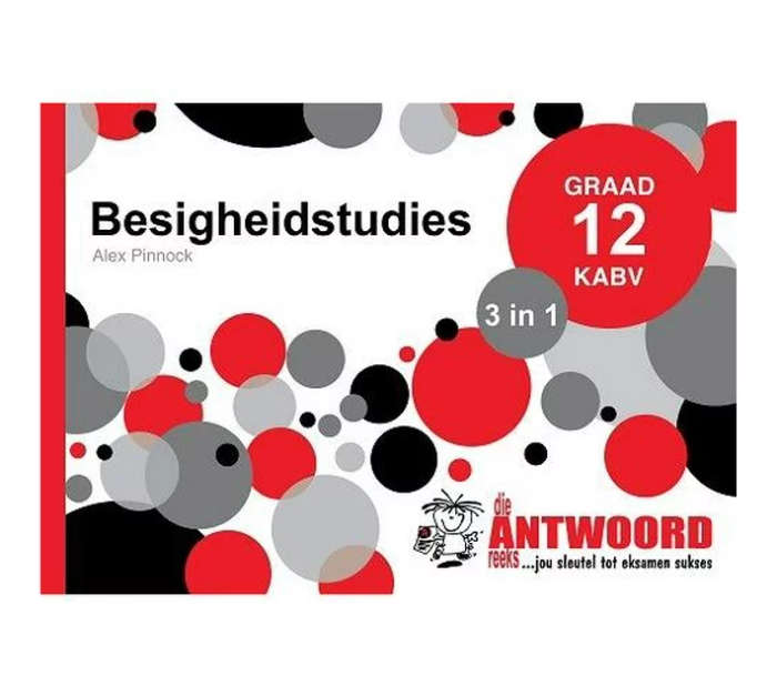 Die Antwoord-Reeks Graad 12 besigheidstudies 3in1 KABV studiegids - ANSWERSERIES