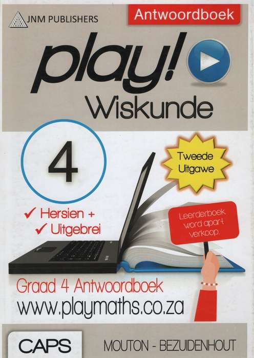 PLAY WISKUNDE GR4 OG CAPS 2ND EDITION - MATHS-GR4