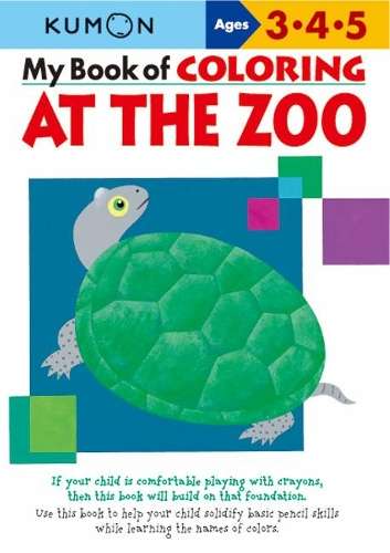 My Book of Coloring: At the Zoo - KUMON