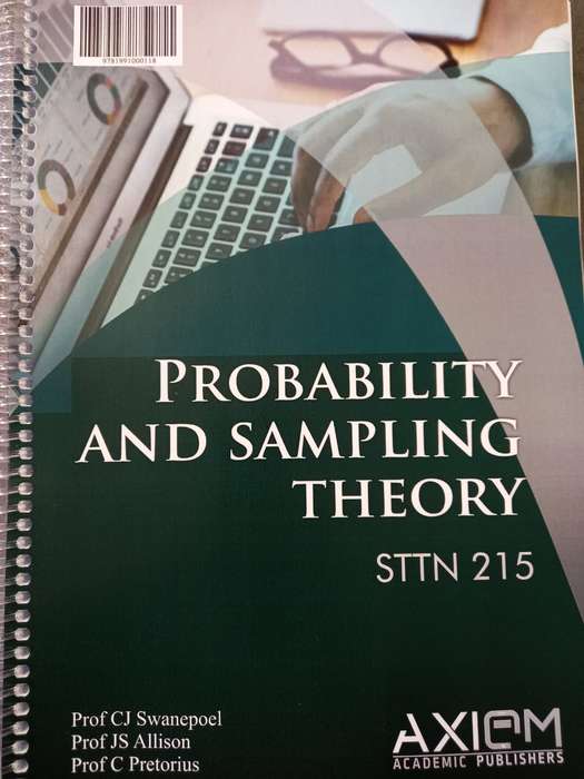 STTN 215 PROBABILITY & SAMPLING THEORY - SWANEPOEL,CJ