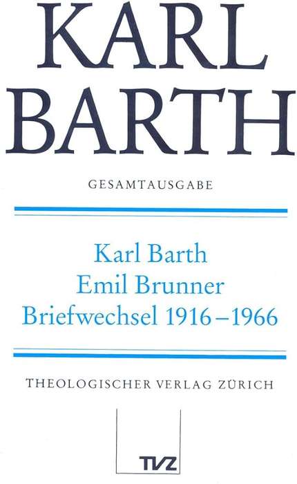 Karl Barth Gesamtausgabe - BARTH,K