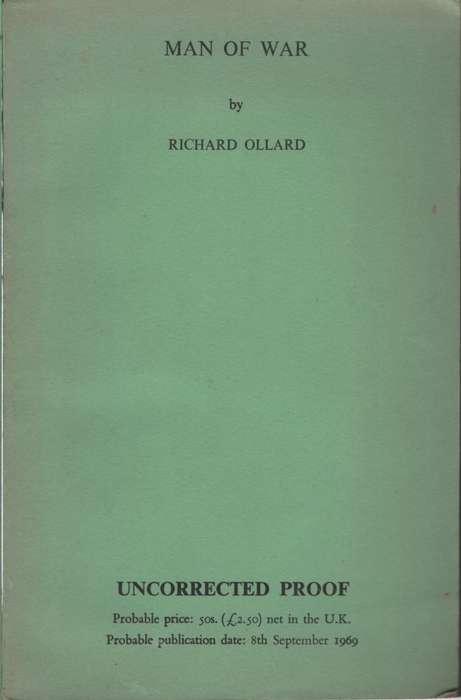 MAN OF WAR PROOF COPY SECOND HAND SECONDHAND - OLLARD,R
