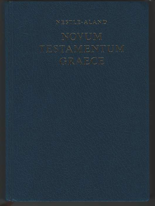 NOVUM TESTAMENT GRAECE 27ED 2H SECONDHAND - NESTLE,ALAND