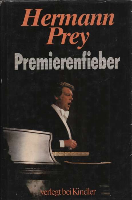 Premierenfieber. Second-hand SECONDHAND - Hermann Prey