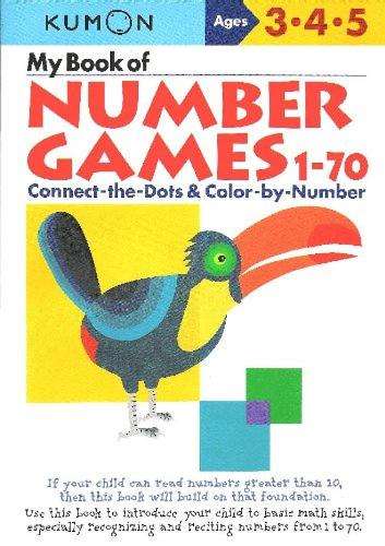 My Book Of Number Games 1-70 - Kumon