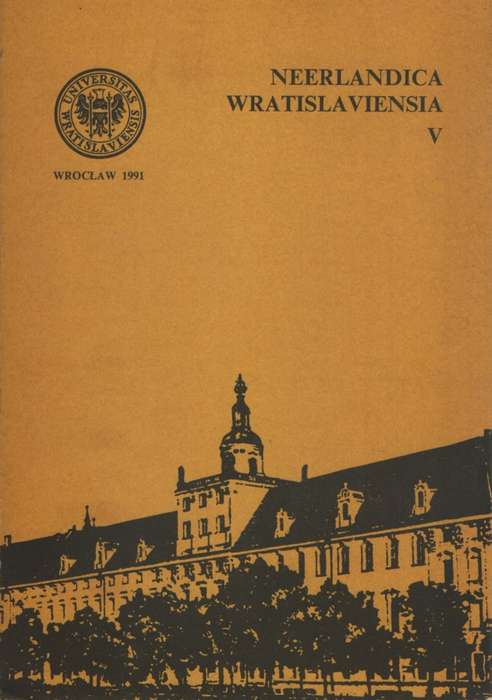 Neerlandica Wrastislavensia V. Second-hand SECONDHAND - Norbert Morciniec (Ed)