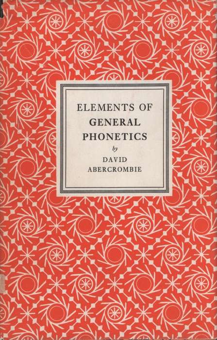 Elements of General Phonetics SECONDHAND - David Abercrombie