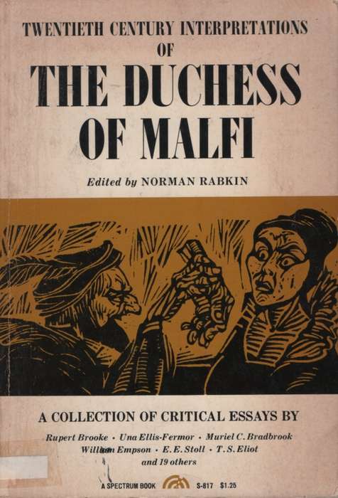 DUCHESS OF MALFI SECONDHAND - RABKIN,N