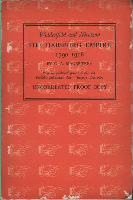 HABSBURG EMPIRE 1790 1918 PROOF COPY 2H - MACARTNEY,C