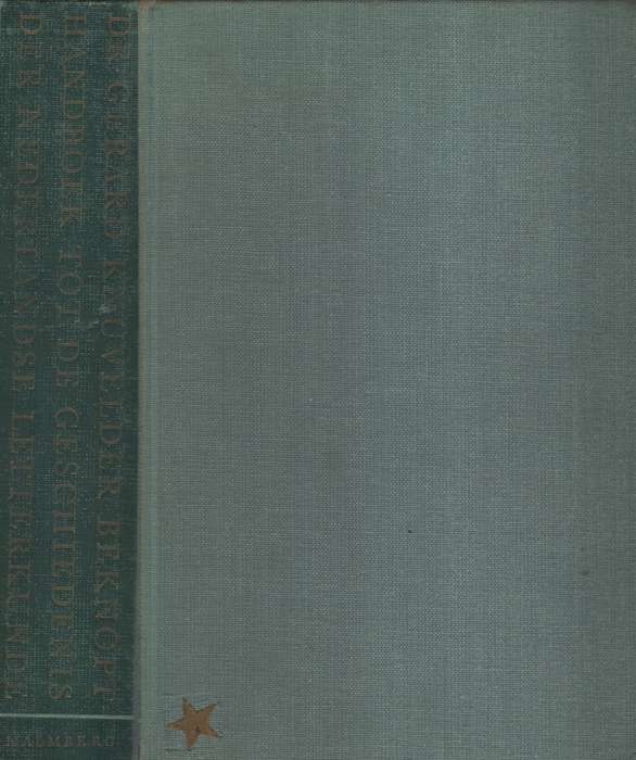 BEKOPNT HANBOEK GESCH NEDERL LETTERKUNDE SECONDHAND - KNUVELDER,GPM