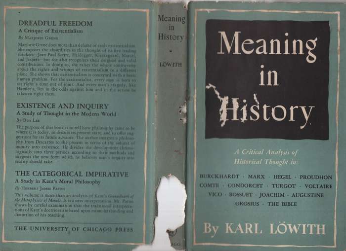 MEANING IN HIST HC DJ 2H SECONDHAND - LOWITH,K