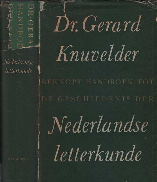 BENKOPT HBOEK NEDERL LETTERKUNDE HC DJ SECONDHAND - KNUVELDER,G