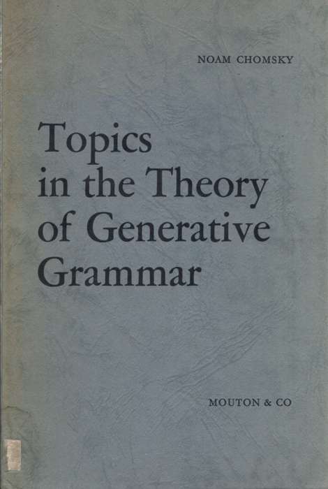 TOPICS THEORY GENERATIVE GRAMMAR SC 2H SECONDHAND - CHOMSKY,N