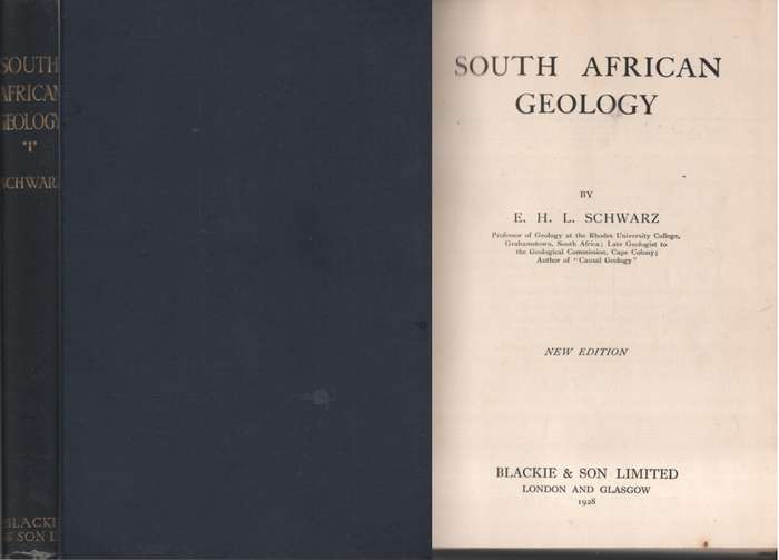 South African Geology SECONDHAND - EHL Schwartz