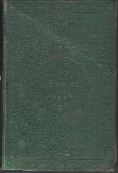 Memoirs of Samuel Pepys, ESQ. FRS SECONDHAND - Richard Lord Braybrooke