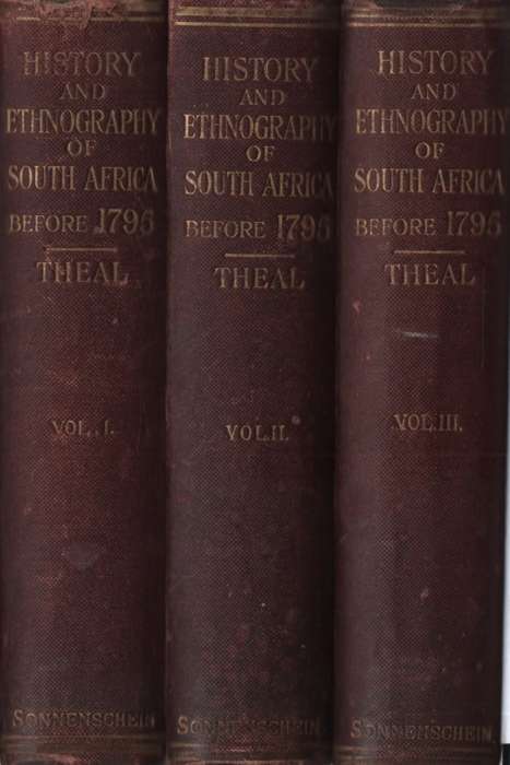 History and Ethnography of Africa South of the Zambesi vol 1 to 3 SE - George Mccall Theal