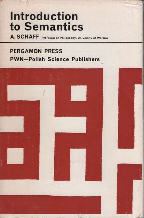 INTRO TO SEMANTICS HC DJ 2H SECONDHAND - SCHAFF,A