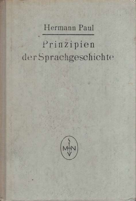 Prinzipien der Sprachgeschichte.Second-hand SECONDHAND - Paul, H
