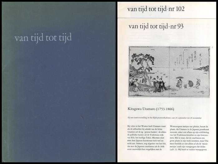 Van tijd tot tijd Jaargang IX 1967-68, No. 93-102. Second-hand SECON - Rijks