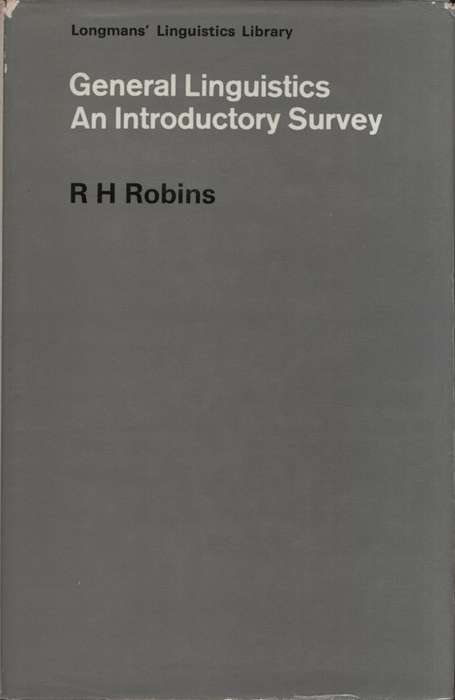GEN LINGUISTICS INTRO SURVEY HC DJ 2H SECONDHAND - ROBINS,RH