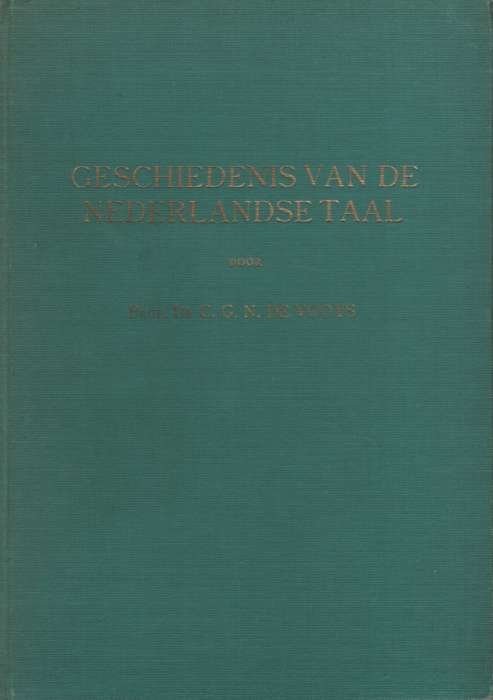 GESCHIEDENIS NEDERLANDSCHE TAAL HC SECONDHAND - DEVOOYS,CGN