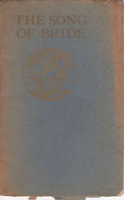 SONG OF BRIDE STAPLED 2H PAMPHLET SECONDHAND - HUTSCHISON,I