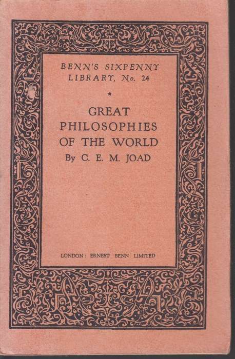 Great Philosophies of the world SECONDHAND - C.E.M Joad