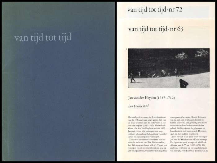 VAN TIJD TOT TIJD VI 1964 65 NO 63 72 SECONDHAND - RIJKSMUSEUM