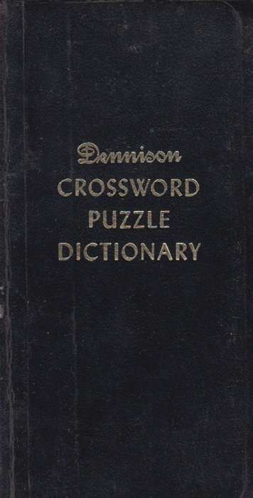 Dennison Crossword puzzle dictionary SECONDHAND - Bettye F. Melnicove
